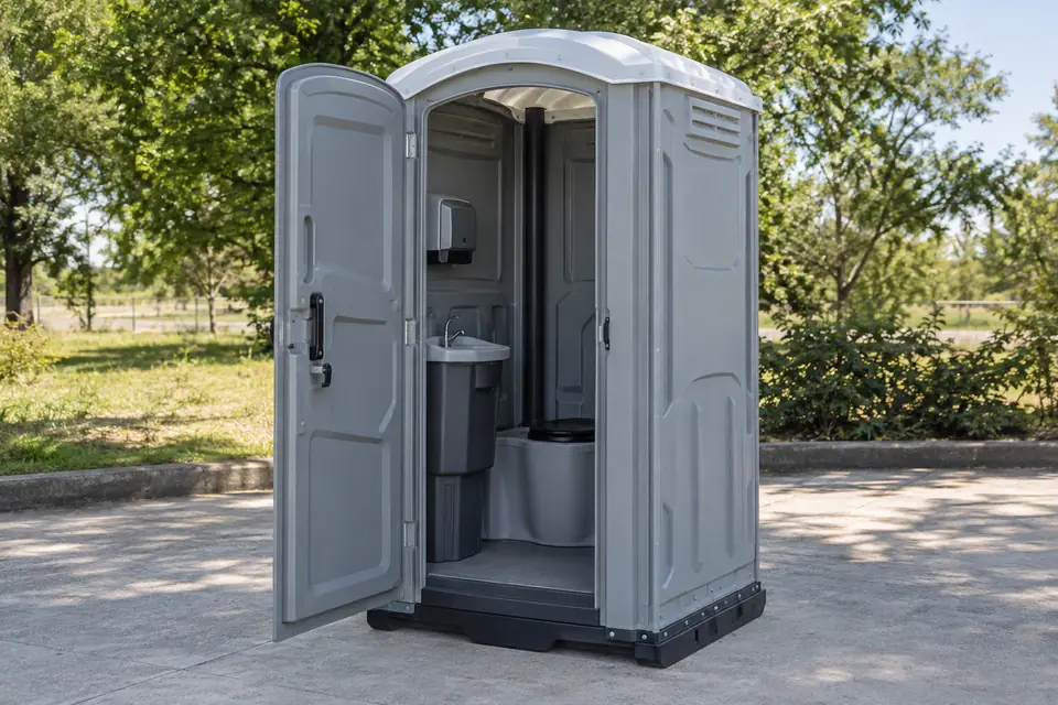 Portable toilet interior and fittings